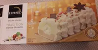 Buche glacée tradition vanille-noisettes