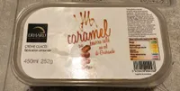 Creme glacée Caramel au beurre salé au sel de Guérande