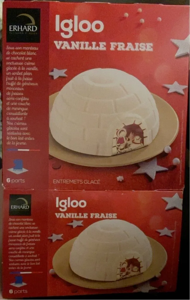 Igloo vanille fraise