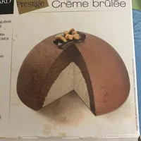 Dôme glacé chocolat crème brûlée