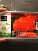 Sorbet bio fraise