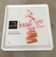 Creme glacee biscuit rose de Reims