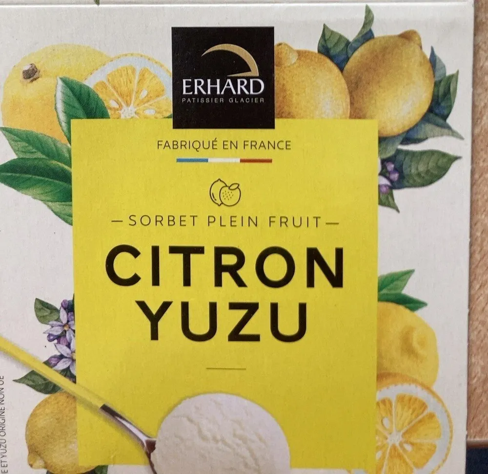 Sorbet citron yuzu