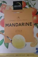 Sorbet plein fruit mandarine