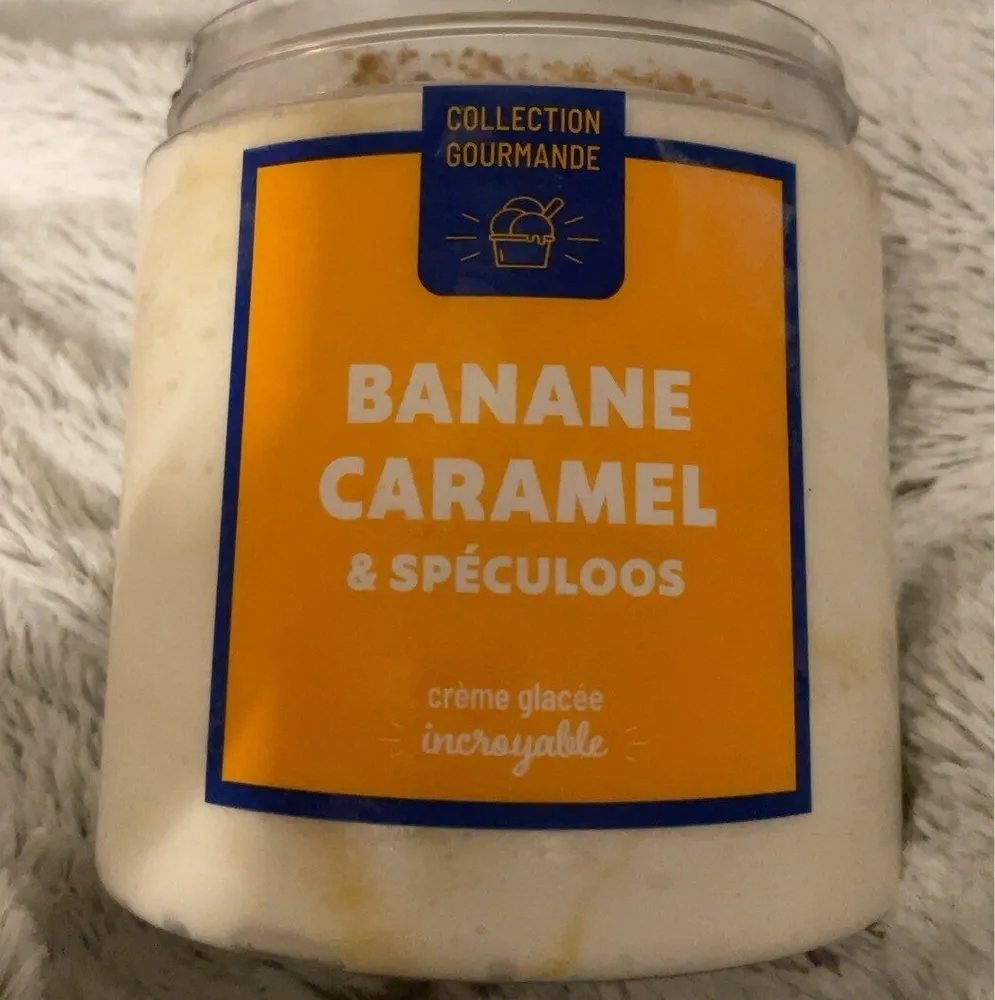 Creme glacée Banane Caramel & Speculos