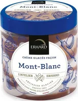 Crème glacée façon Mont-Blanc