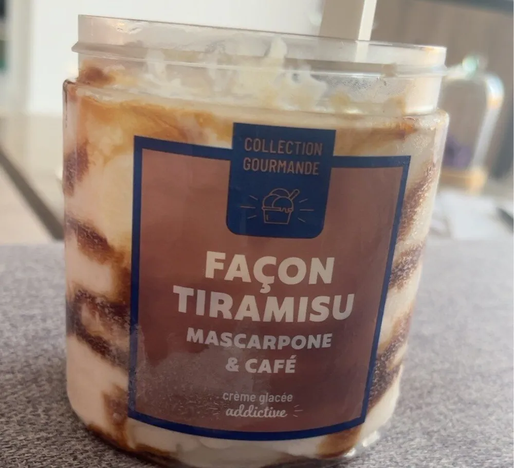 Crème glacée façon Tiramisu