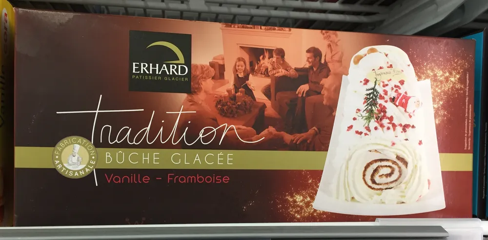 Tradition Bûche Glacée Vanille - Framboise