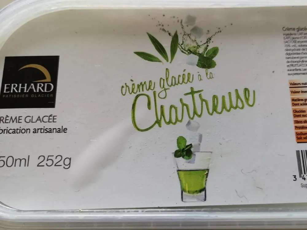 Crème glacée à la chartreuse