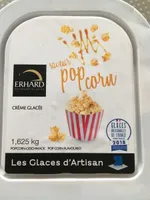 Crème glacée saveur pop corn