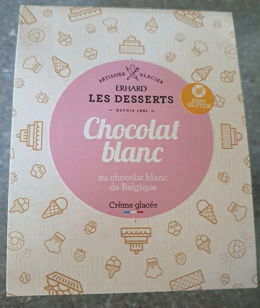 Crème glacée Chocolat blanc