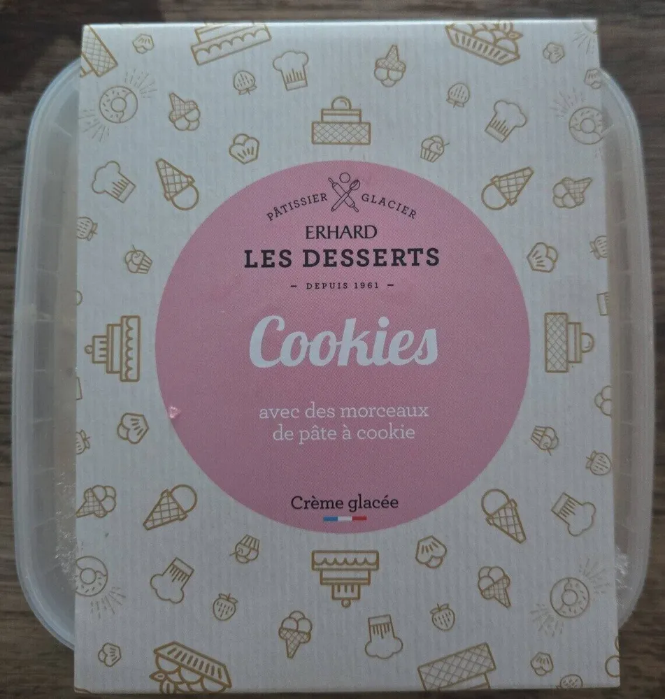 Crème glacée cookies