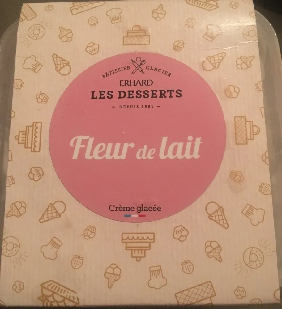 Crême glacée "fleur de lait"