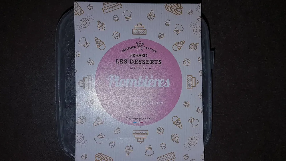 Glace Plombières