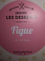 Sorbet plein fruit figue