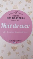 Sorbet noix de coco