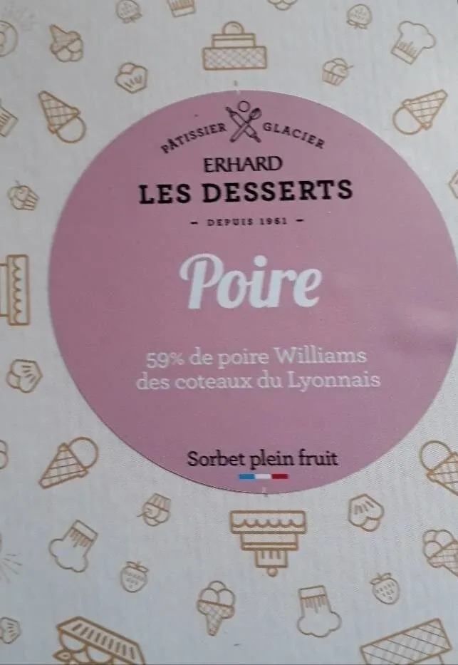 Sorbet poire