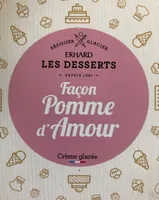 Glace façon pomme d amour