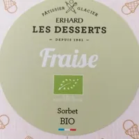 Sorbet fraise  bio