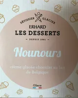 Creme glacee chocolat au lait