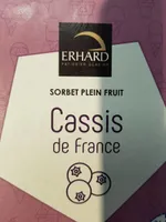 Sorbet plein fruit Cassis