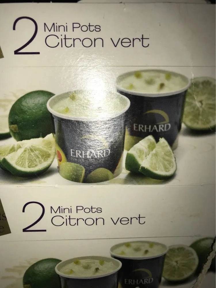 Deux mini pots citron vert