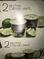 Deux mini pots citron vert