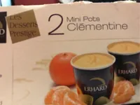 Deux mini potsclémentine