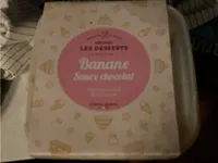 Glace banane sauce chocolat