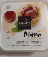Crème glacée Marron Erhard
