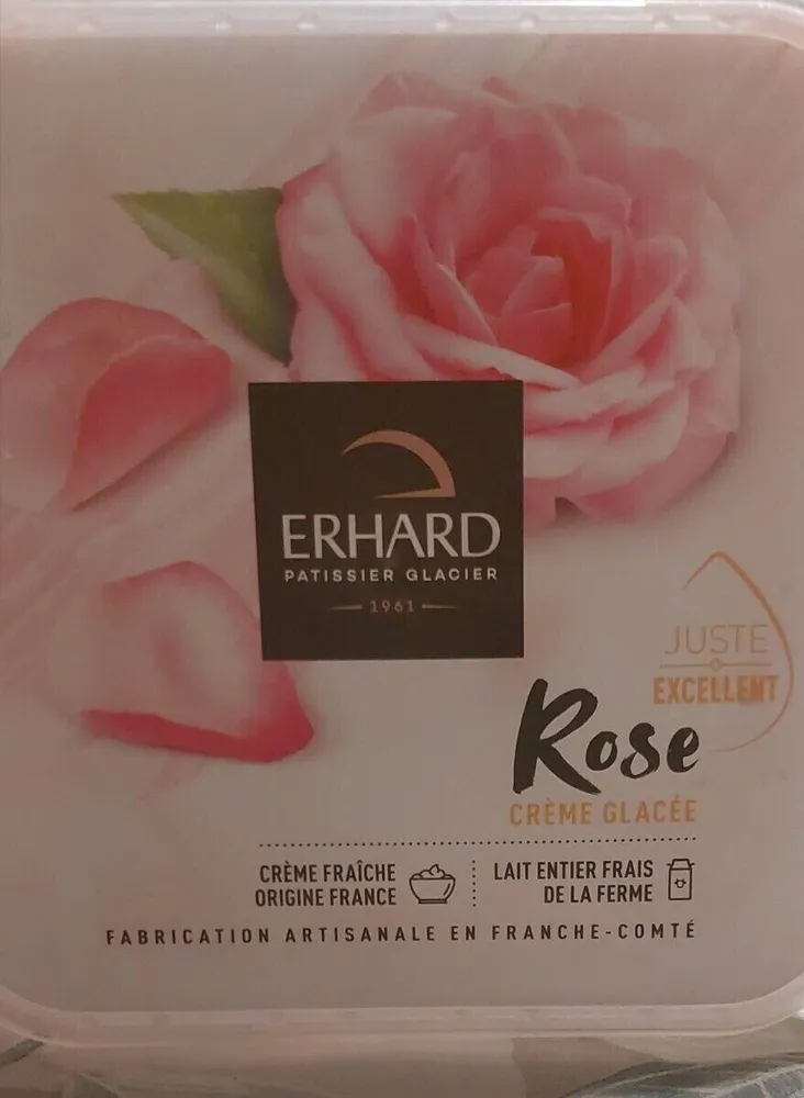 Crème glacée rose