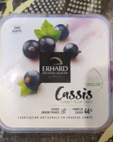 Sorbet plein fruit Cassis