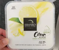 Sorbet citron de Sicile 27%