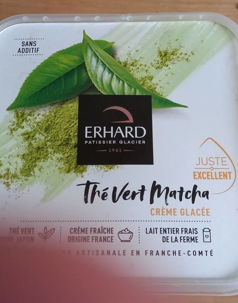 Thé vert matcha crème glacée