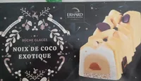 Bûche glacée Noix  de coco  exotique