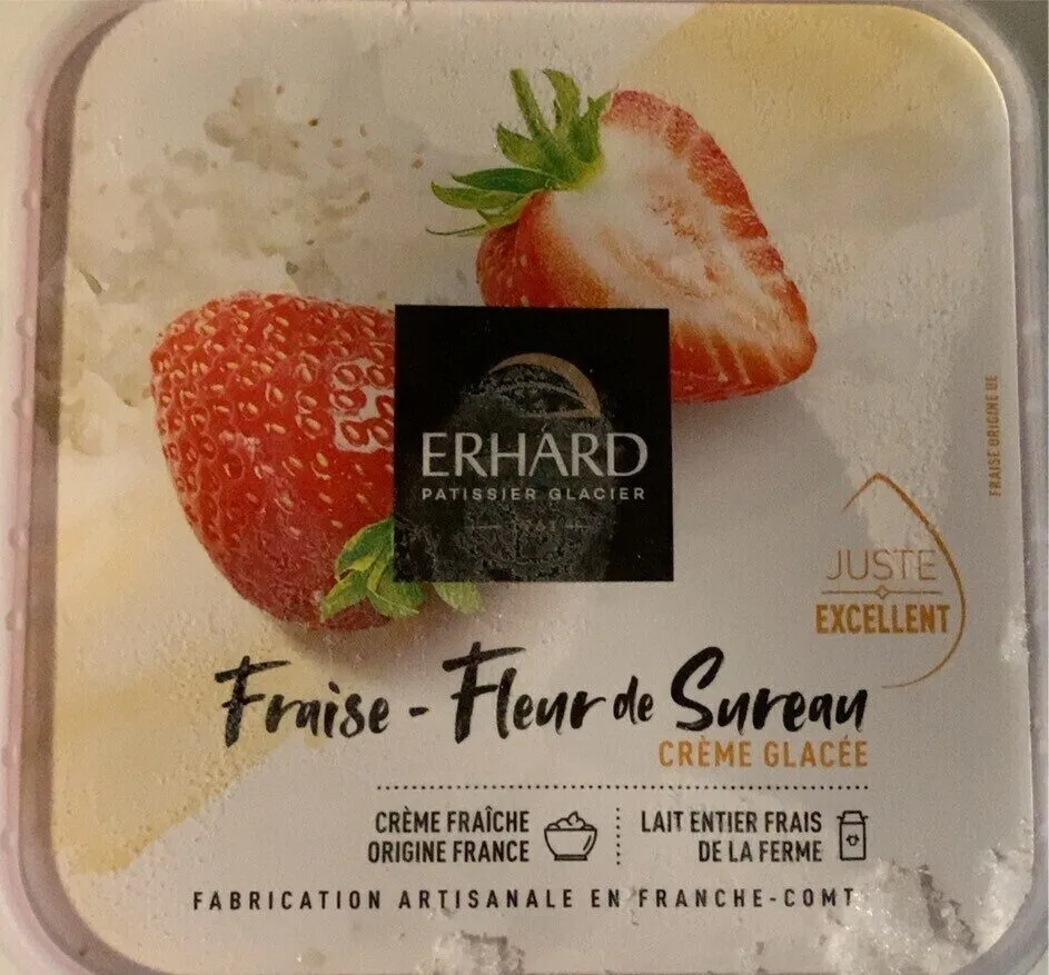 Glace fraise - fleur de sureau