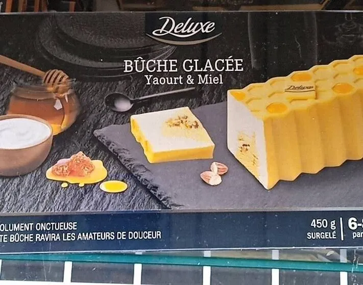 Bûche glacée yaourt miel