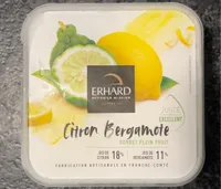 Sorbet citron bergamote