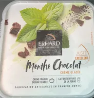 Crème glacée Menthe chocolat