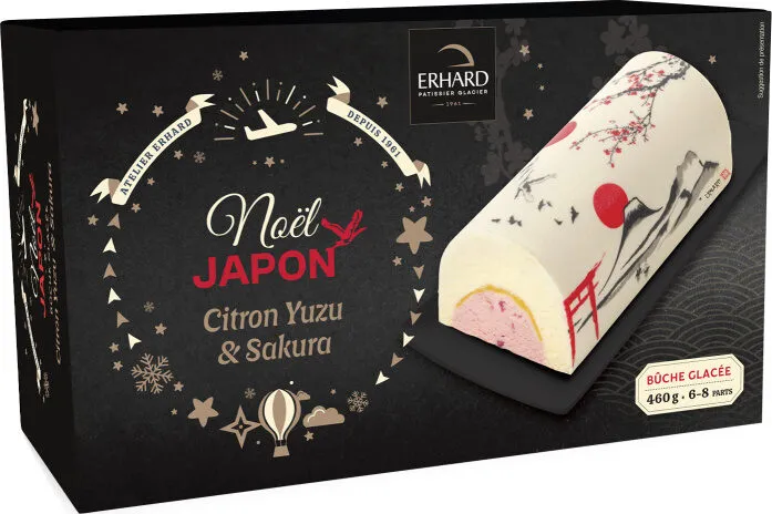 Bûche citron yuzu & sakura