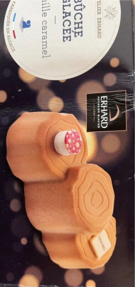 Bûche Glacée Vanille Caramel