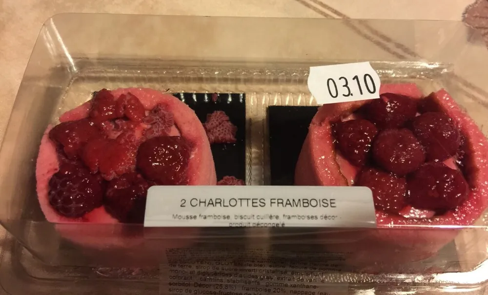 2 charlottes framboise