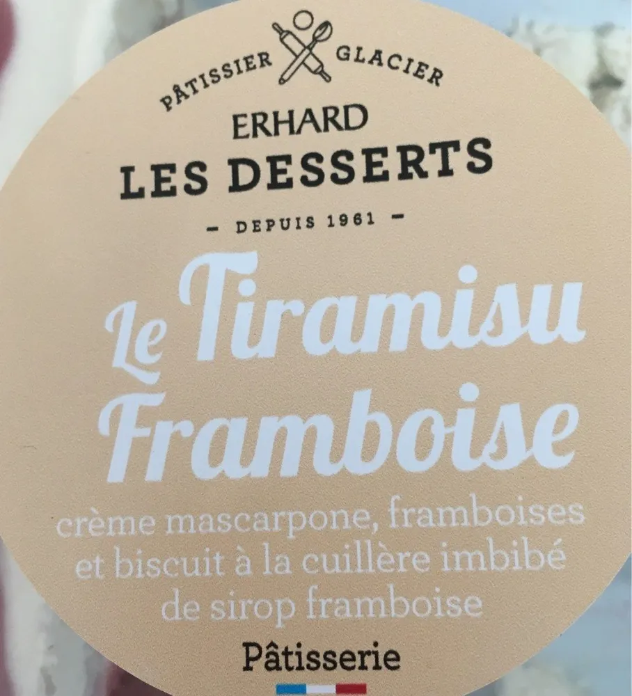 Le tiramisu framboise
