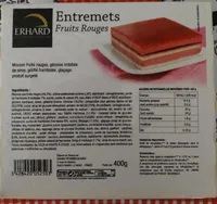 Entremets fruits rouges