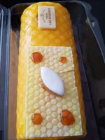 Bûche abricot miel