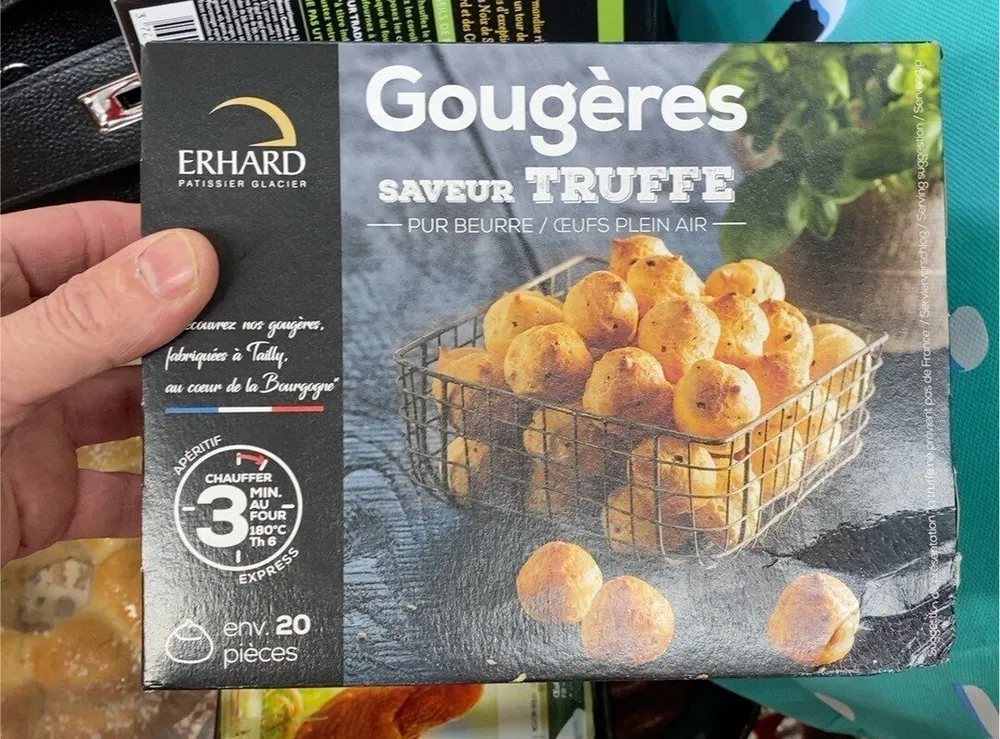 Gougeres saveur truffes