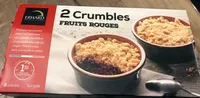 2 Crumbles fruits rouges
