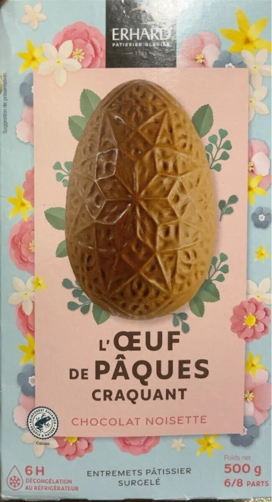 Oeuf de Pâques craquant