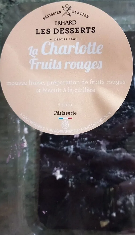 Charlotte fruits rouges