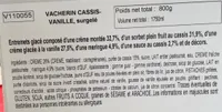 Vacherin cassis vanille
